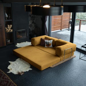 Boneless teddy soft sofa styled with neutral décor, creating a cozy and inviting atmosphere for modern minimalist homes.