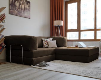 Teddy Sleeper Sofa, Washable Teddy Sofa, Modern Teddy Comfy Couch