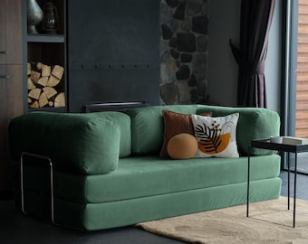 Teddy Minimalist Sofa, Teddy Sleeper Sofa, Corduroy Minimalist Couch, Livingroom Teddy Sofas