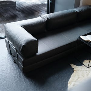 Modular Floor Couch, Leather Sofa, Custom Couch Sofa, Livingroom ...