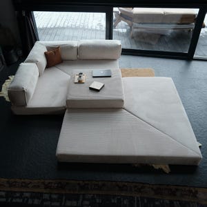 Bring teddy-level comfort to your livingroom with this velvet sleeper sofa. Its modular design lets you customize the layout, while the soft teddy fabric and washable covers provide convenience and everyday softness you’ll love.