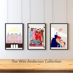 Wes Anderson Collection Minimalist Prints