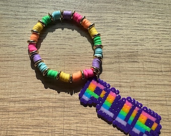 PLUR Rave Kandi Friendship Bracelet