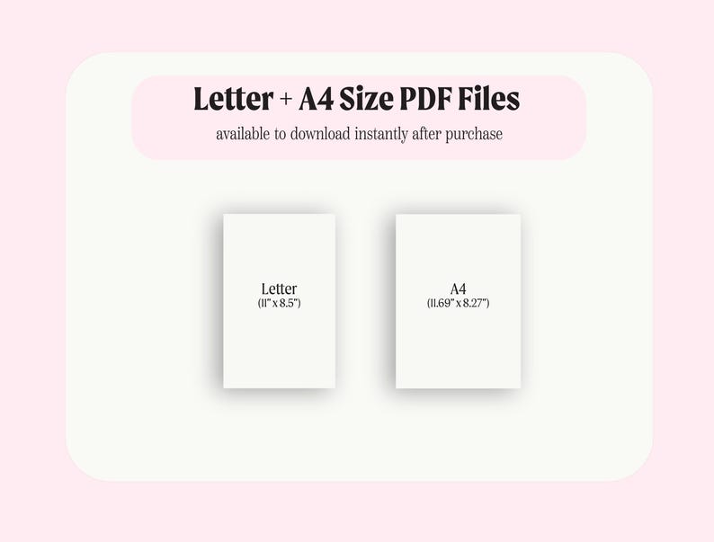 Letter + A4