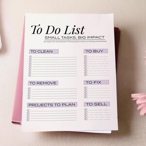 Sunday Reset To Do List. It's the perfect Weekly Cleaning To Do List. This Printable Chore Checklist is Editable and makes keeping your home tidy an easy and fun routine. ADHD friendly and perfect for busy moms.