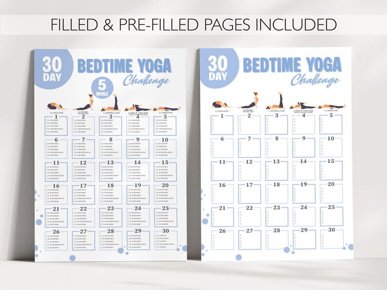 Filled & Pre-filled Pages included