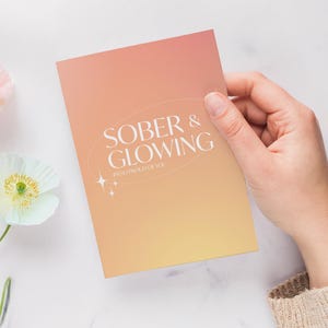 Carte Soberversary | Carte Sober imprimable pour femme | Cadeau de sobriété motivant pour elle | 1 an d'abstinence, 1 an d'abstinence | Récupération Aa Na