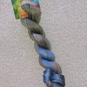 Hand dyed DMC floss - variegated embroidery thread for cross stitch - Mossy Knoll