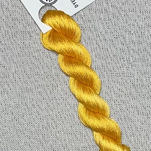 Hand dyed DMC floss - variegated embroidery thread for cross stitch - Midas Touch