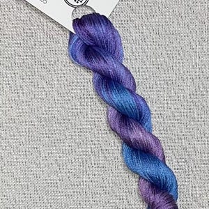 Hand dyed DMC floss - variegated embroidery thread for cross stitch - Just a Fairy Tale