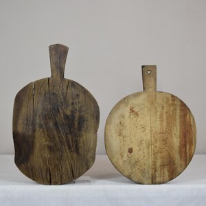 Vintage Wooden Cutting Board / Small Chopping Board / Rustic Bread Board / Wood Serving Board / Unique Kitchen Gift