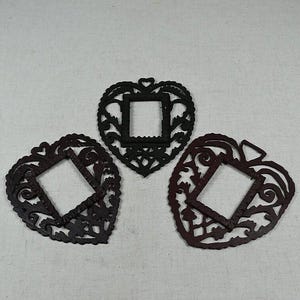 Antique Wooden Photo Frame Set / Vintage Picture Frame / Rustic Wall Decor / Hanging Art Frame