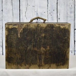 Antiker Vintage Koffer / Retro Reisekoffer / Alte Gepäck Aufbewahrungsbox / Rustikales Reise Dekor