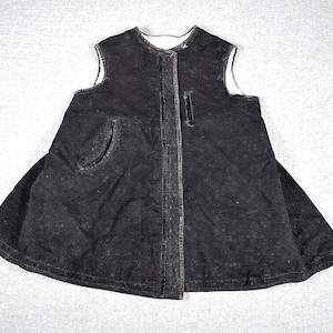 Vintage Ukrainian Folk Vest / Handmade Black Vest / Traditional Vest / Ethnic Vintage Clothing / Retro Boho Vest