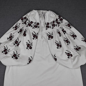 Vintage Embroidered Blouse / Ukrainian Blouse / Vintage Vyshyvanka Shirt / Antique Traditional Blouse
