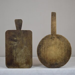 Vintage Wooden Cutting Board / Small Chopping Board / Rustic Bread Board / Wood Serving Board / Unique Kitchen Gift