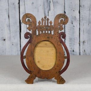 Antique Wooden Photo Frame / Vintage Picture Frame / Hanging Frame for Wall Décor / Frame for Photos and Art