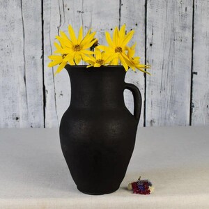 Vintage Clay Pot / Pottery Vase / Handmade Ceramic Vessel / Stoneware Jug / Rustic Ceramic Planter / Flower Bowl / Wabi Sabi Decor