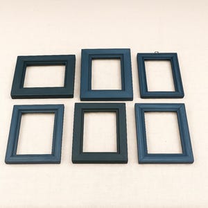 Vintage Wooden Photo Frame / Antique Rustic Picture Frame / Hanging Wood Frame / Simple Photo Frame Set / Farmhouse Wall Decor
