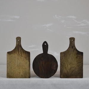 Rustic Wooden Cutting Board / Small Chopping Board / Vintage Bread Board / Wood Serving Board / Unique Kitchen Gift