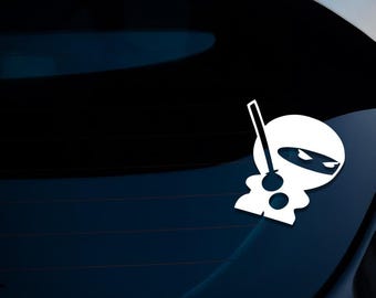 JDM Ninja Car Sticker Decal, Camper Van Caravan Decal, Car Window Decals, Car Bumper Decals, Vinyl Decal Sticker JDM Motorsport Euro Drift