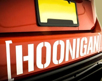 2 pegatinas de vinilo para coche Hoonigan Drift, calcomanías para parachoques y ventanas, Tuner Motorsport Ken Block Rally