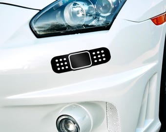 2x Car Plaster Dent Scratch JDM Sticker Decal, Camper Van Caravan Decal, Car Window Decals, Car Bumper Decals, Funny Vinyl Decal Sticker VW