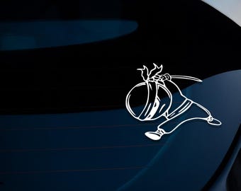 JDM Ninja Car Sticker Decal, Camper Van Caravan Decal, Car Window Decals, Car Bumper Decals, Vinyl Decal Sticker JDM Motorsport Euro Drift