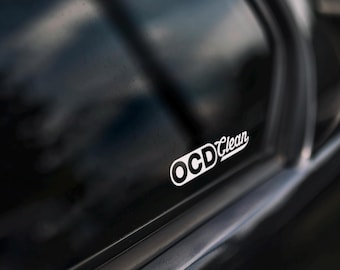 Pegatina de vinilo OEM Plus Clean Build Pegatina para coche Pegatina para coche OEM Plus Euro VAG Stance Parachoques Ventana
