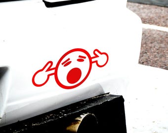 Bass / Exhaust Too Loud Car Sticker Decal, Camper Van Caravan Decal,Car Window Decals, Car Bumper Decals, Vinyl Decal Sticker JDM Motorsport