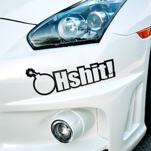 Oh Shit JDM sticker sticker, sticker camper, caravan sticker, autoraamstickers, autobumperstickers, vinyl sticker sticker JDM Euro Turbo Motorsport