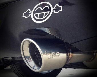 Bass / Exhaust Too Loud Car Sticker Decal, Camper Van Caravan Decal,Car Window Decals, Car Bumper Decals, Vinyl Decal Sticker JDM Motorsport