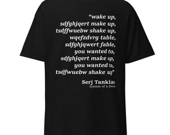 Wake Up - Funny design parodying the song Chop Suey by System of a Down