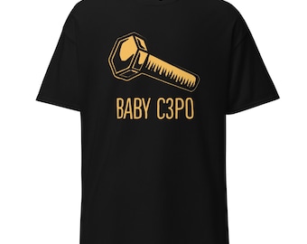 Baby C3PO - Funny design parodying the famous Star Wars robot