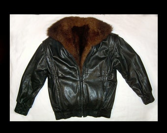 greg bell leather coat