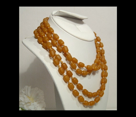 1910s 1920s 68" long bakelite flapper necklace ~ … - image 8