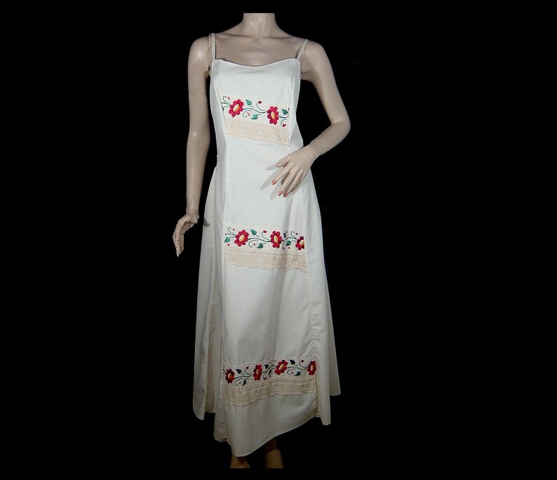 white cotton flowy dress