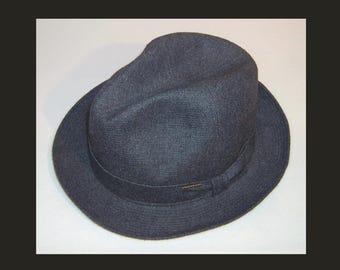 Talla 7 3/8 - sombrero Stetson Dorset de lana, nuevo con etiquetas fedora, Eaton's vintage
