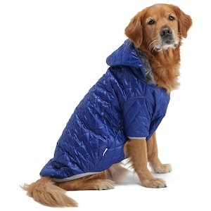 Large Breed Dog Blue Coat Dog Apparel Dog Clothes (24-88LBS) or (11-40KG)