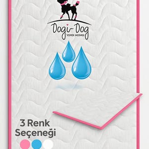 Washable Pet Pads (2 Pack): Waterproof Puppy Training Mats (50x70cm)