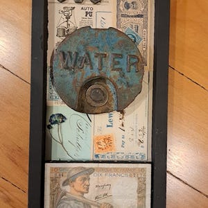 collage, assemblage, art, mixed media, antiques in art, found objects art