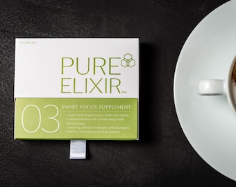 Pure Elixir 03 – Natural Nootropic for Energy, Focus & Mental Clarity