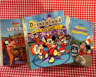 Mickey Mouse Golden Book Junk Journal | Disney Vintage Style Journal | Handmade Junk Journal | Choose Your Little Golden Book