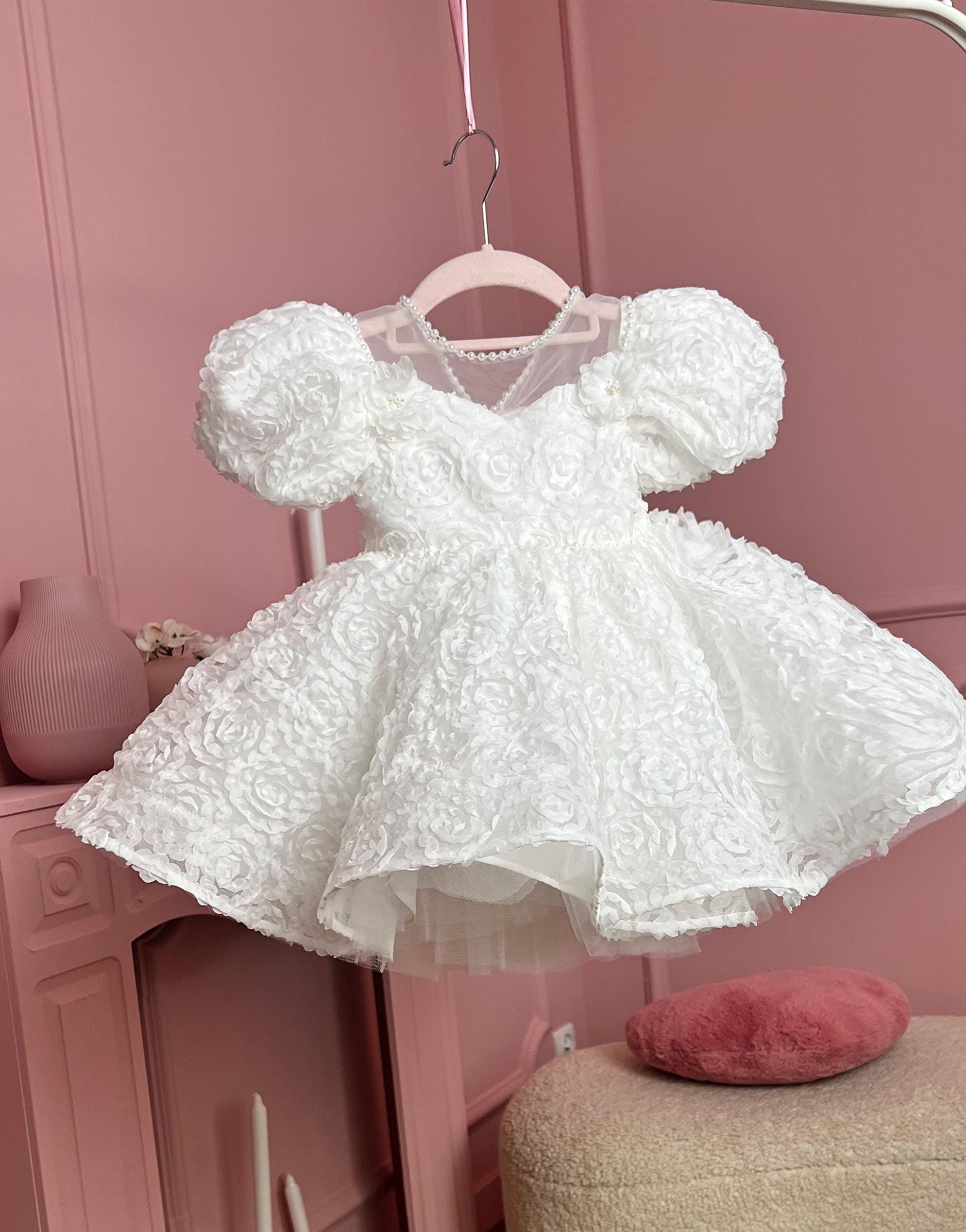 christening dresses for godmother Juliette Christening Gown & Bonnet at Baby Beau & Belle main image 0