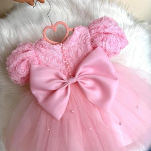 pink dress 6 9 months Pink ombr pedal baby dress 6-9 months