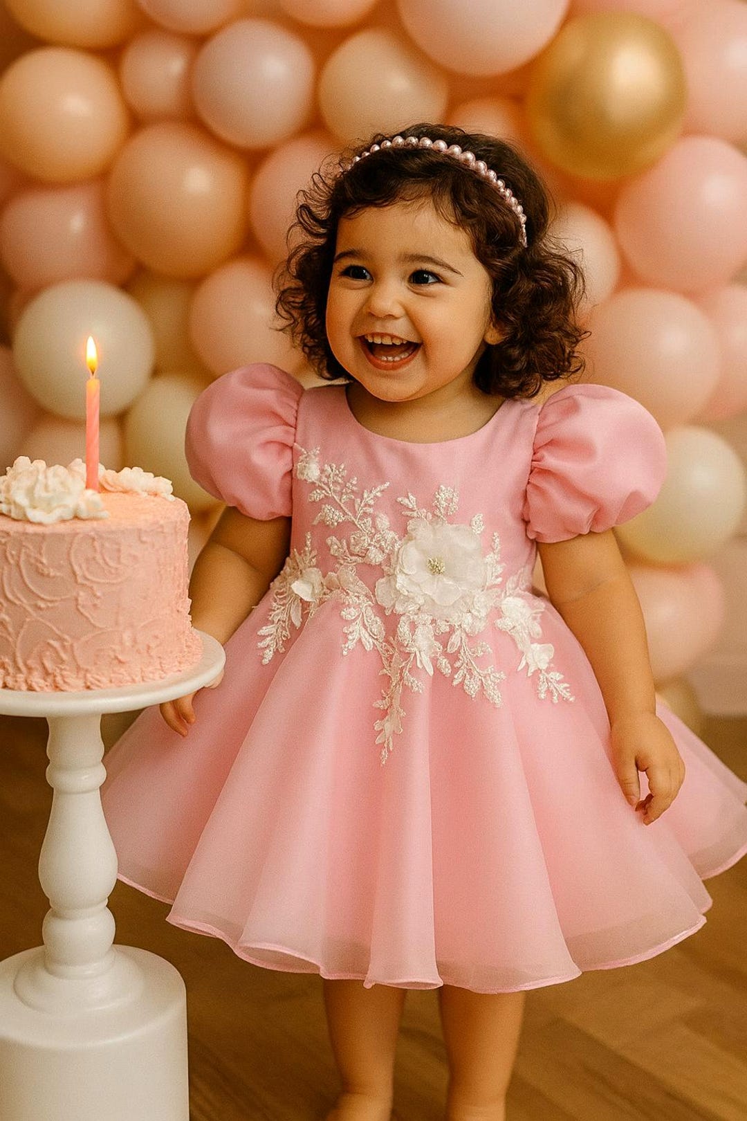 Enchanting Pink Birthday Dress for Your Little Princess Etsy — free download