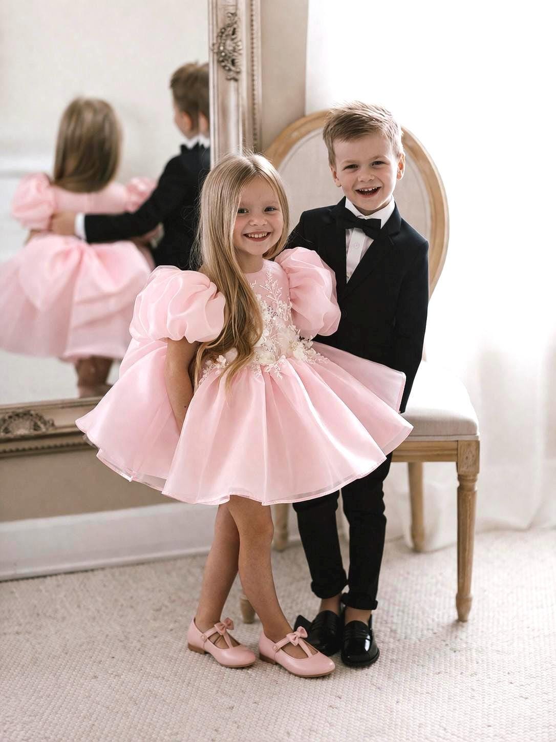 pink short bridesmaid dresses uk Pink Bridesmaid Short Sleeve Dresses