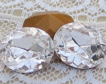 12x10 Swarovski Clear Rhinestone Oval with Foiled Backs Quantity 4