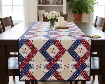 Timeless Trellis Quilt Pattern | Easy Geometric Sewing Project (PDF Pattern) Size:16"x48"