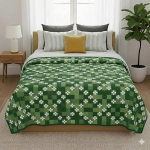 Classic Stars Quilt Pattern PDF – Multi-Size Patchwork Pattern – King 122" x 128" . image 4